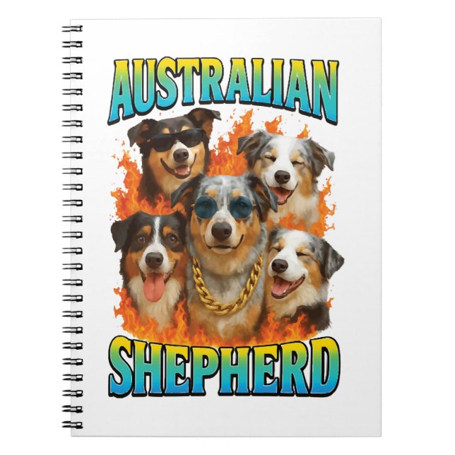 Carnet Copie de Berger Australien (Devant)