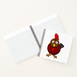 Carnet Coq de dessin animé