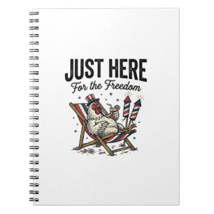 Carnet Coq de la liberté drôle Vintage T-shirt patriotiqu