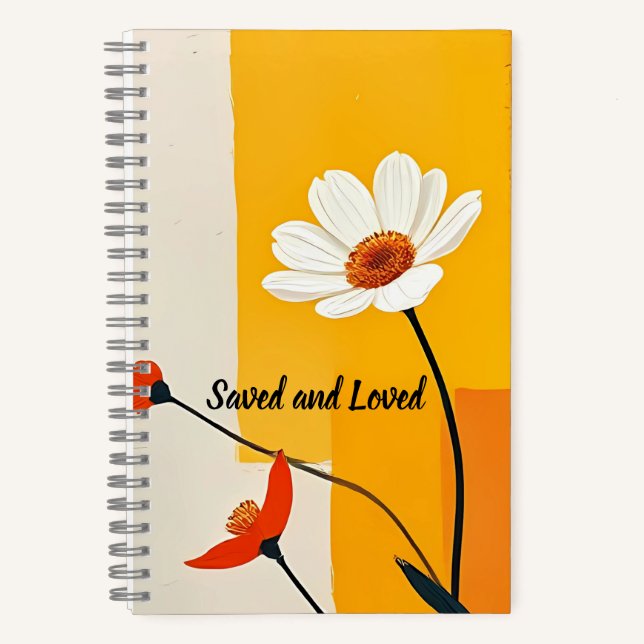 Carnet Coque de téléphonie mobile chrétien modifiable (Recto)