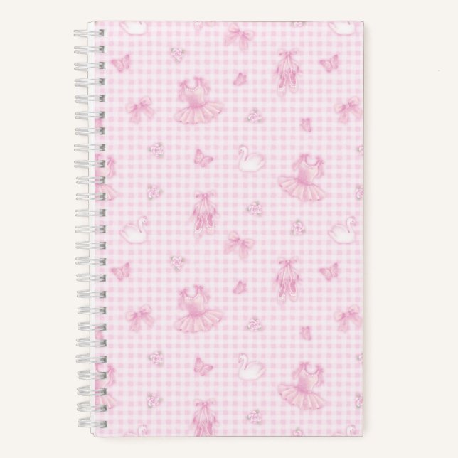 Carnet Coquette de ballet rose (Recto)