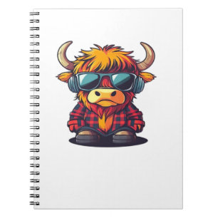 Carnet Coquette Highland Cow Bubblegum Tshirt Design, Hol