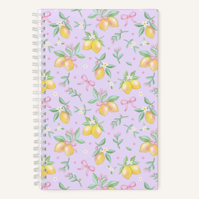 Carnet Coquette Lemon Violet (Recto)