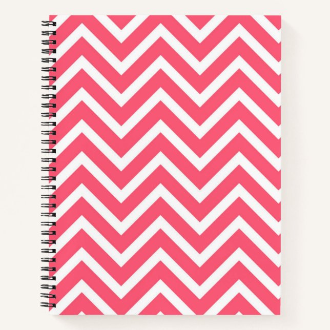 Carnet Coral Chevron (Devant)