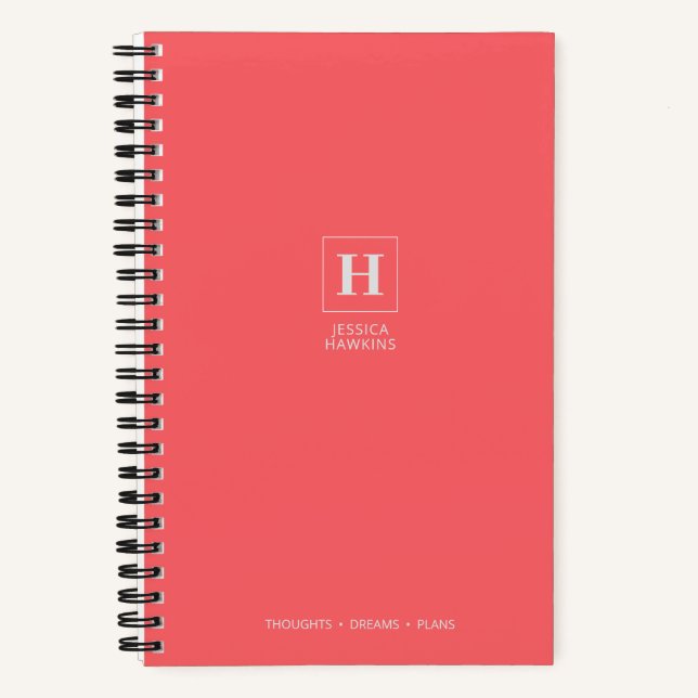 Carnet Coral Classic Monogram (Recto)
