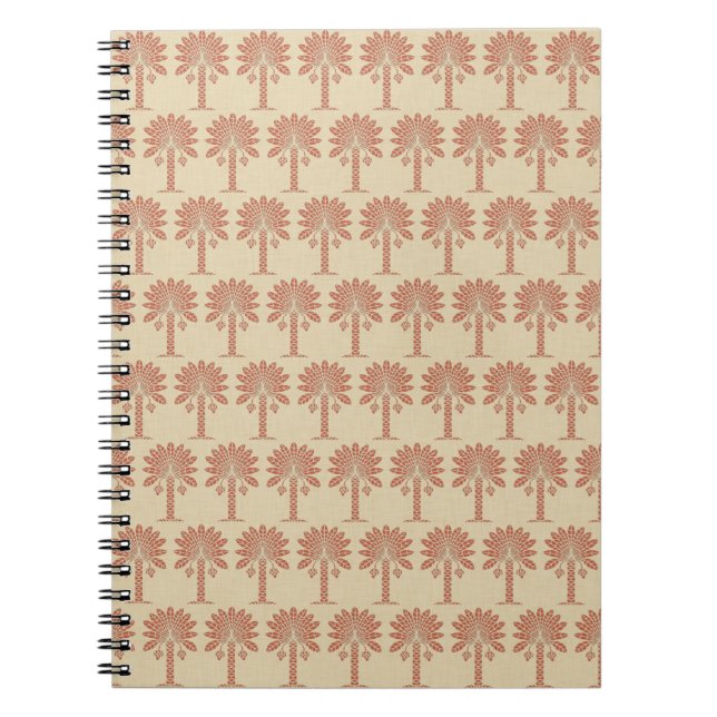 Carnet Coral épice Modes Palm (Devant)