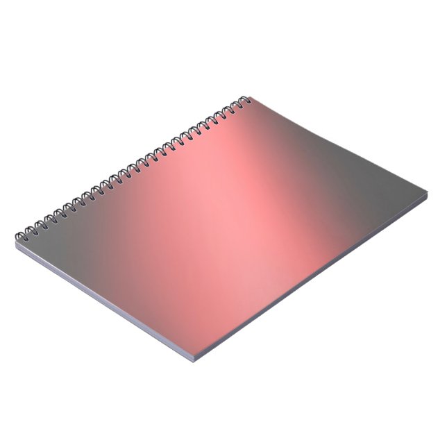 Carnet Coral et gris clair de lune ombre effet (Côté gauche)
