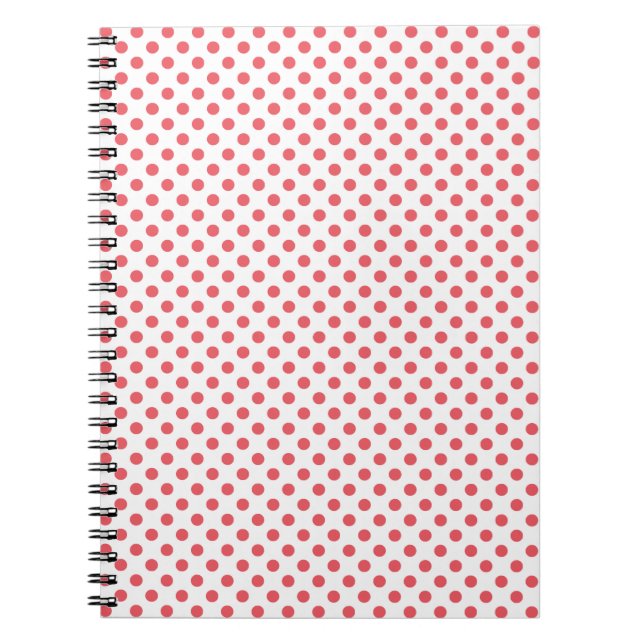 Carnet Coral rose Pois par Shirley Taylor (Devant)