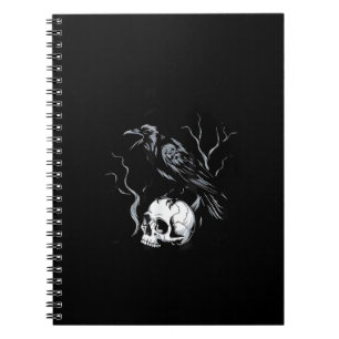 Carnet Corbeau F-Caw-F Oiseau Drôle qui dit Humour Mème C