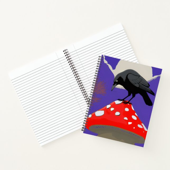 Carnet Corbeau Mystique Gothique (Intérieur)