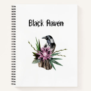 Carnet Corbeau noir
