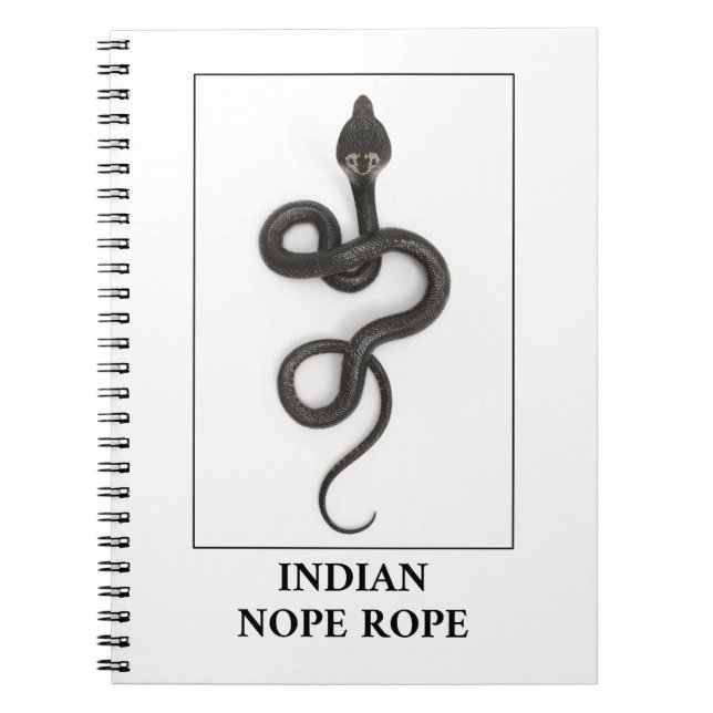 Carnet Corde indienne à cou - Cobra Snake Danger (Devant)