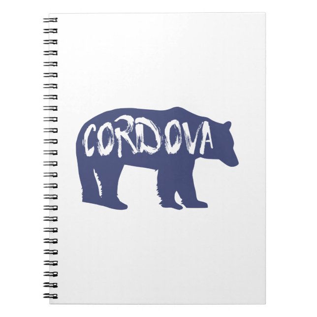 Carnet Cordova Alaska Bear (Devant)