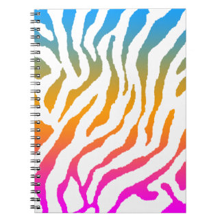 Carnet Corey Tiger 80s Rayures de Tigre Multicolore