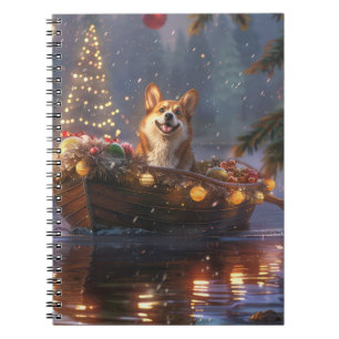 Carnet Corgi Christmas Festive Voyage