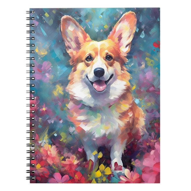 Carnet Corgi couleur (Devant)