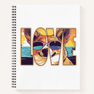 Carnet Corgi Dog Love