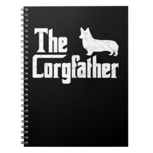 Carnet Corgi Papa le Parrain Corgi Drôle Amateur de Corgi