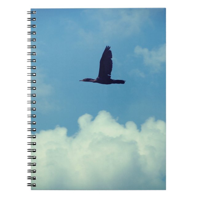 Carnet Cormorant en vol (Devant)