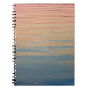 Carnet Corps d'eau sous l'heure d'or