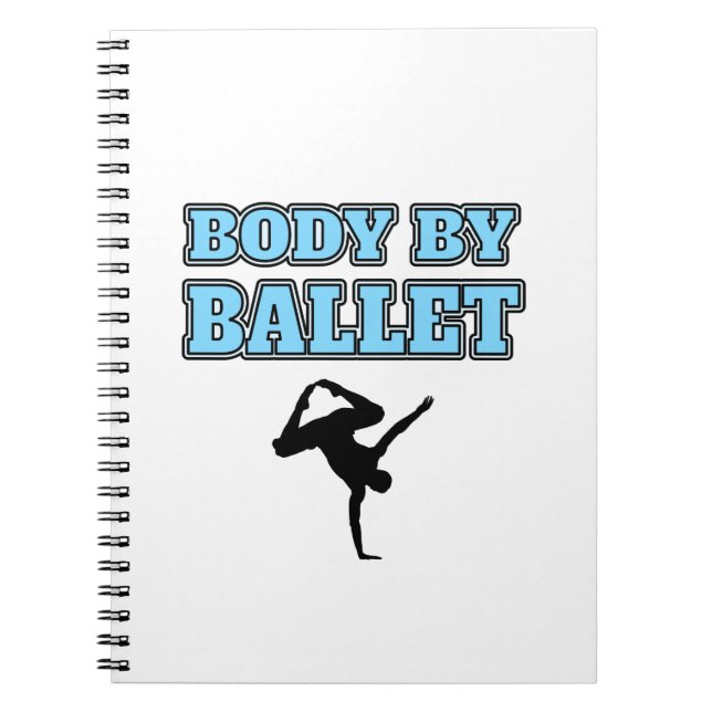 Carnet Corps masculin de danseur par le carré de ballet (Devant)
