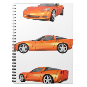 Carnet Corvette orange :
