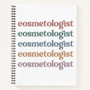 Carnet Cosmetologue Esthéticien Beautician Soins de la pe