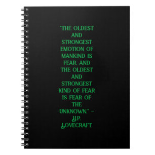 Carnet Cosmic Oddities Signature: Cthulhu - Fear