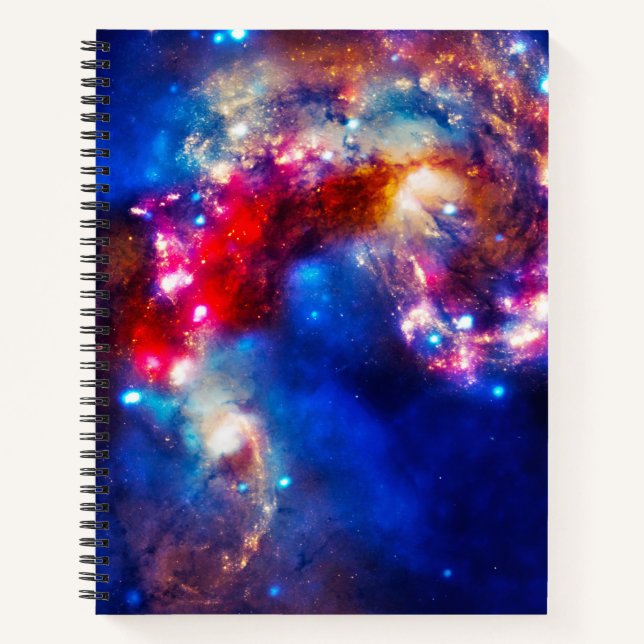 Carnet Cosmos colorés (Devant)