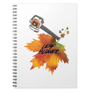 Carnet Costume de chute de souffleur de feuilles