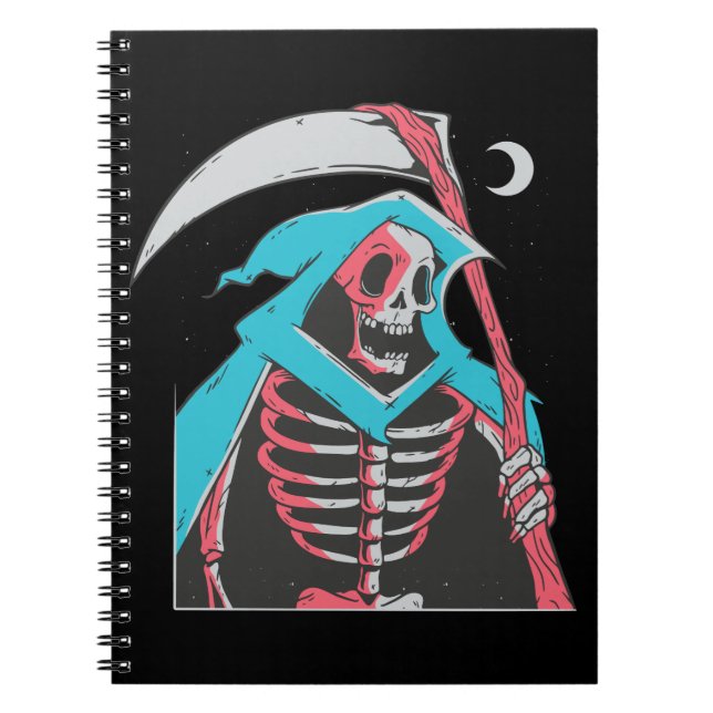 Carnet Costume de Halloween de la Faucheuse effrayante (Devant)