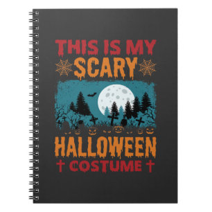 Carnet Costume de Halloween Effrayant Drôle Graphique Lun
