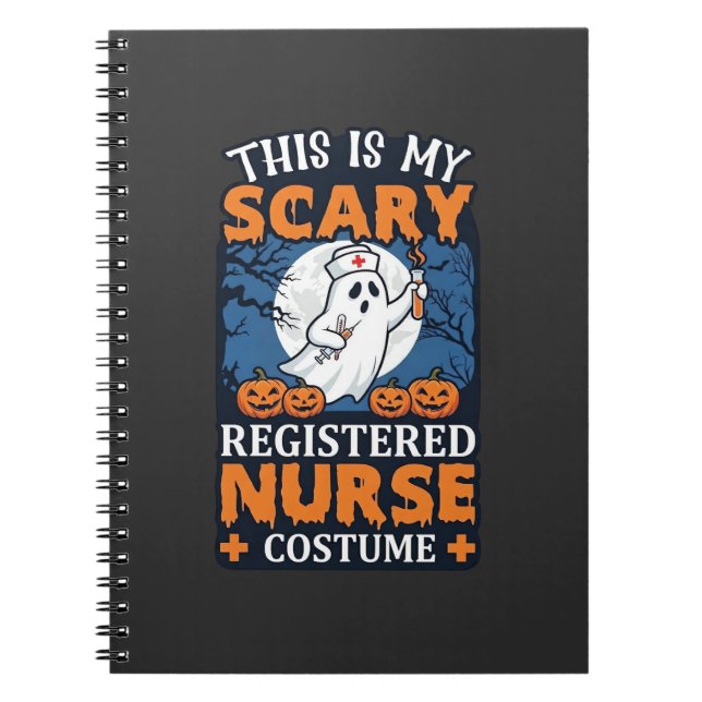 Carnet Costume de Infirmière Diplômée Écran Fantôme Citro (Devant)