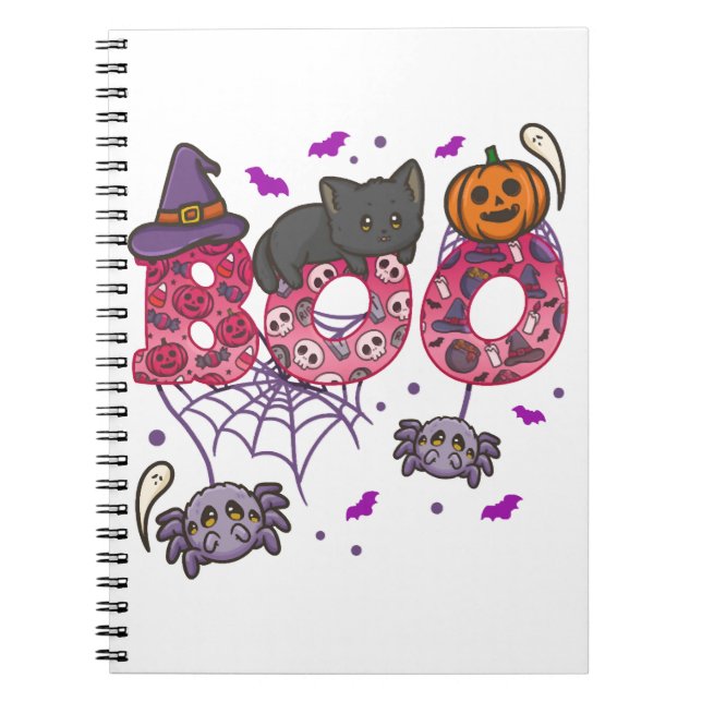 Carnet Costume d'Halloween Boo d'Halloween (Devant)