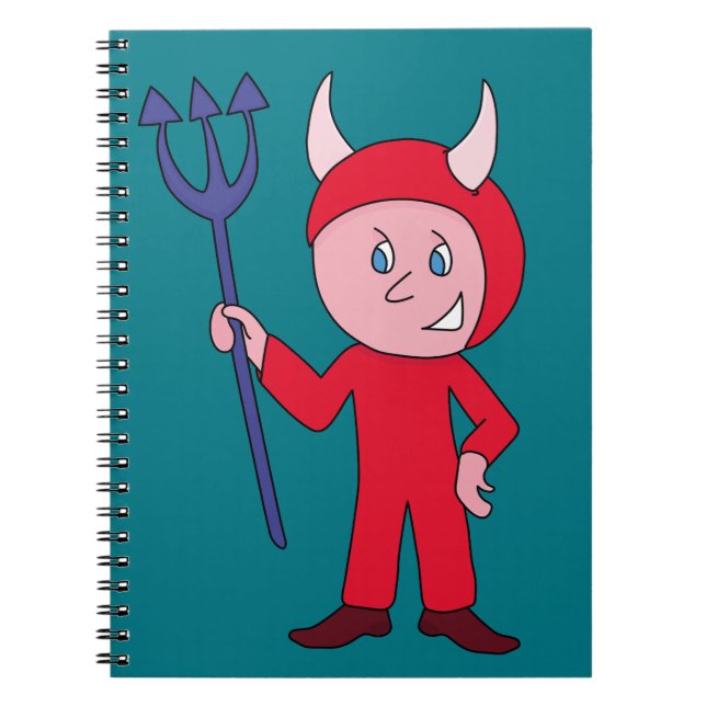 Carnet Costume d'Halloween diabolique (Devant)