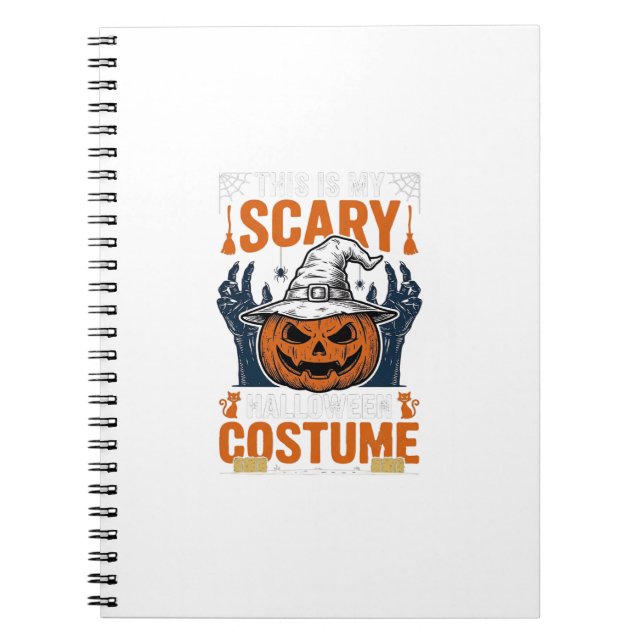 Carnet Costume d'Halloween effrayant Chapeau de sorcière  (Devant)