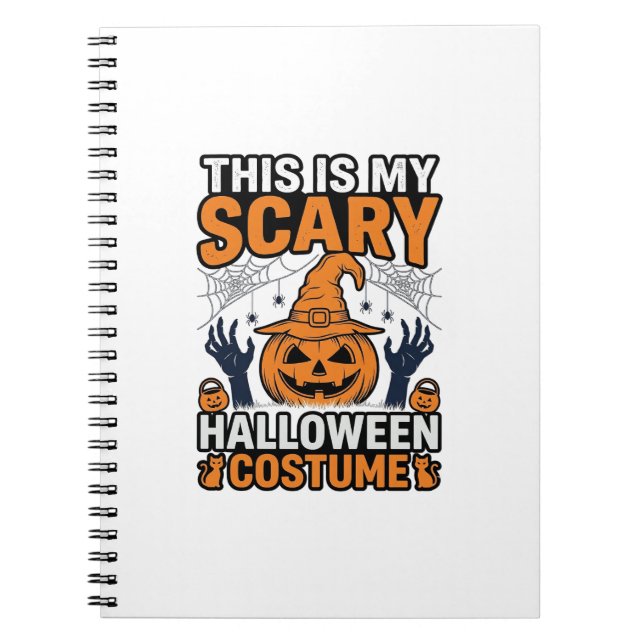 Carnet Costume Halloween Épouvantable Chapeau de Sorcière (Devant)