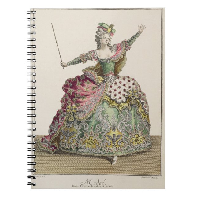 Carnet Costume pour Medea dans l'opéra "Jason et Medea", (Devant)