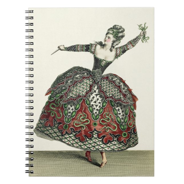 Carnet Costume pour une fureur dans "Iphigenia dans (Devant)