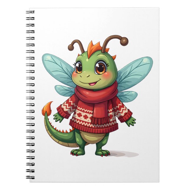 Carnet Cosy Christmas Dragonfly (Devant)