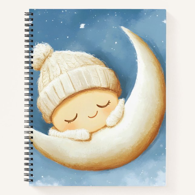 Carnet Cosy Knit Nap Creson Moon (Devant)