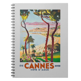 Carnet Côte vintage d'Azur Cannes