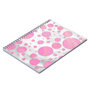 Carnet Coton Bonbon Pink Polka Dot