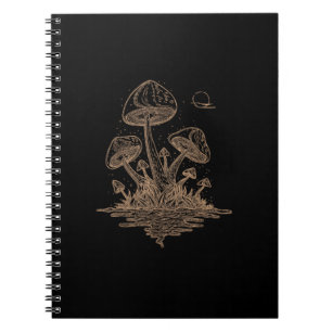 Carnet Cottagecore Champignons Fungi Goblincore Esthétiqu
