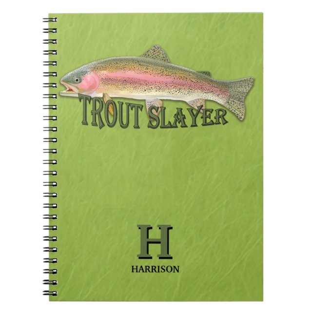 Carnet Couche de truite arc-en-ciel (Devant)
