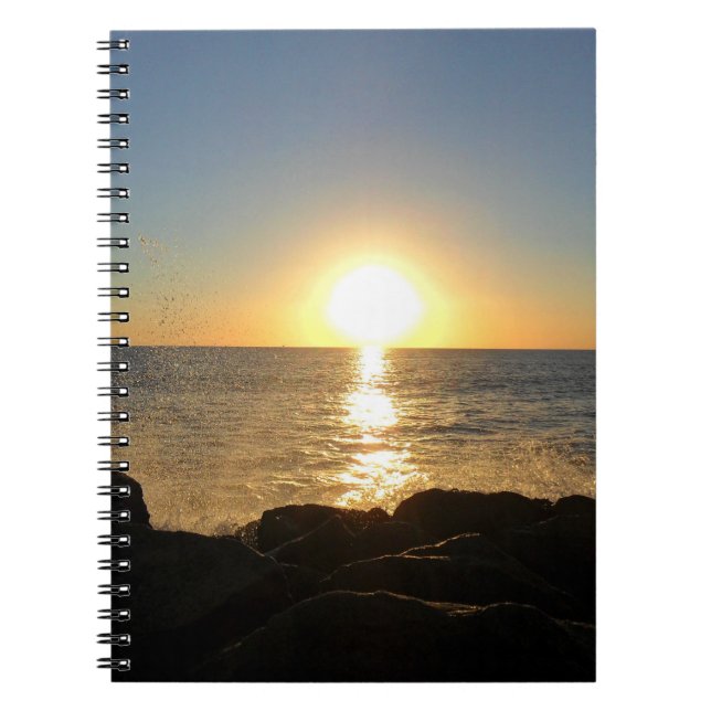 Carnet Coucher de soleil de Venice Beach (Devant)