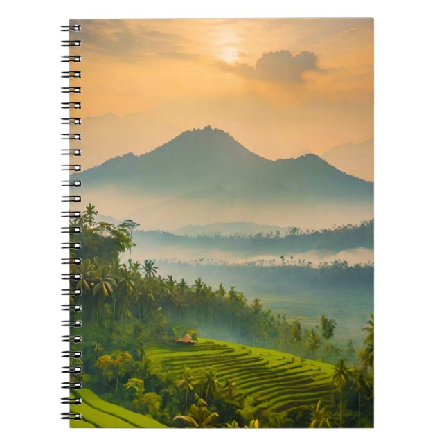 Carnet Coucher de soleil indonésien  (Devant)