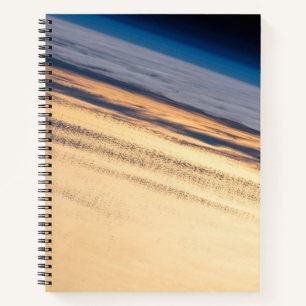 Carnet Coucher De Soleil Orbital Au Large De La Basse Cal