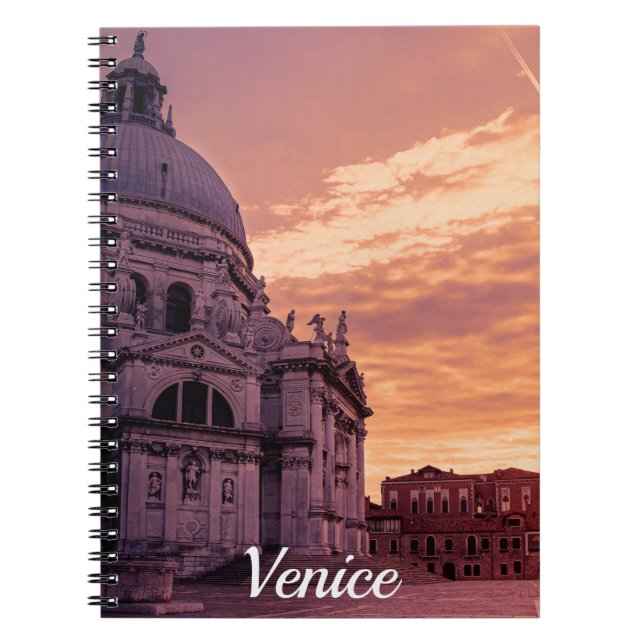 Carnet Coucher de soleil sur la basilique de Venise (Devant)