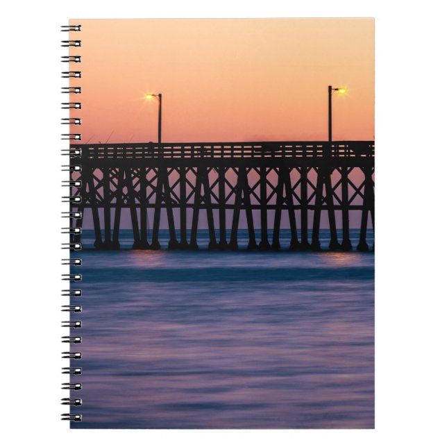 Carnet coucher de soleil sur la plage de Pier (Devant)